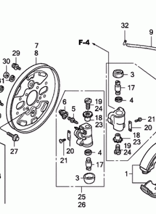 FRONT BRAKE PANEL