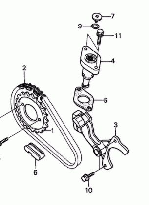 CAM CHAIN@TENSIONER