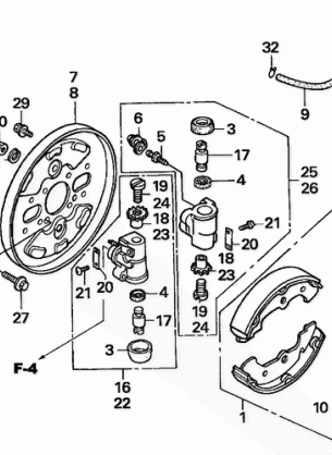 FRONT BRAKE PANEL