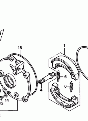 REAR BRAKE DRUM