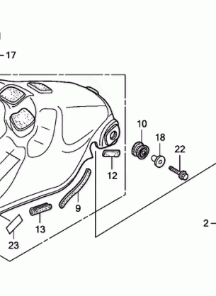 FUEL TANK                (TRX300EX'01-'06)