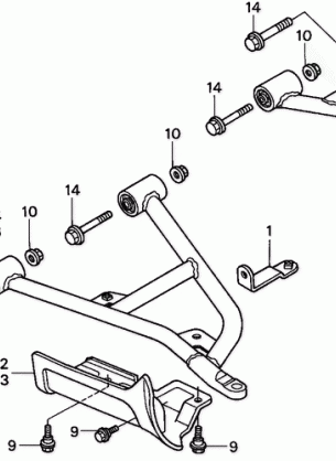 FRONT ARM (TRX350FM / FE)