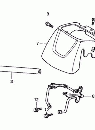 HANDLEBAR (TRX350TE / FE)