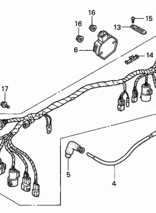 WIRE HARNESS             (TRX350TM / FM)