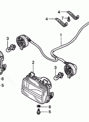 HEADLIGHT (TRX350TM / TE)