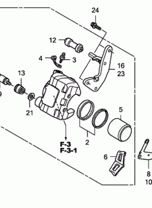 FRONT BRAKE CALIPER