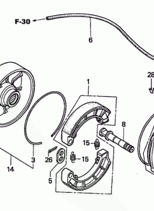 REAR BRAKE PANEL