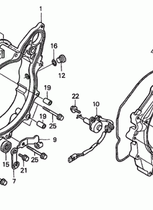 REAR CRANKCASE COVER