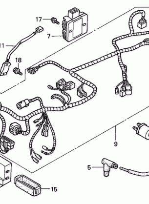 WIRE HARNESS (TRX450FM)