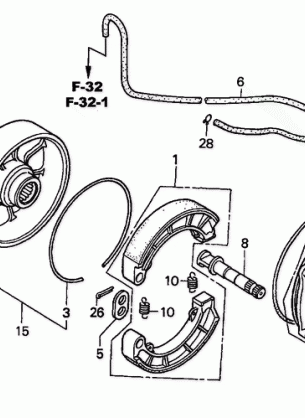 REAR BRAKE PANEL