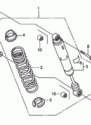 REAR SHOCK ABSORBER