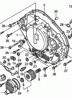 RIGHT CRANKCASE COVER