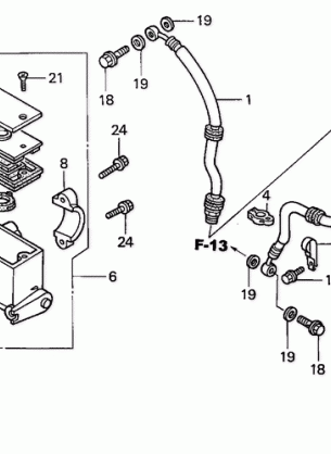 FRONT BRAKE MASTER       CYLINDER