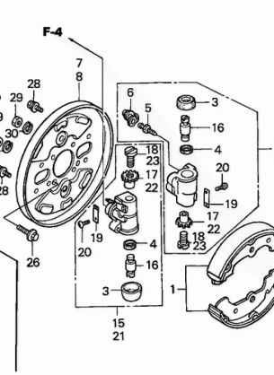 FRONT BRAKE PANEL