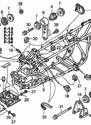 FRAME                    (TRX500FA'01-'04 / FGA'04)