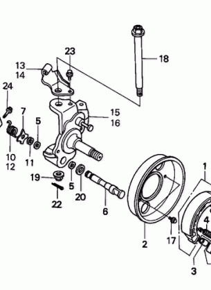 FRONT BRAKE PANEL