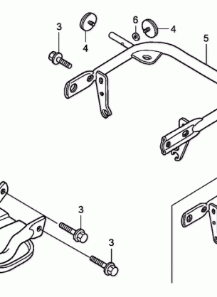 CARRY PIPE               (TRX300EX'01-'06)