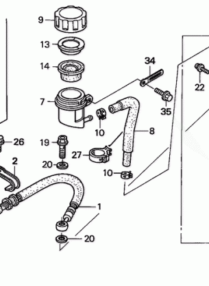 REAR BRAKE MASTER        CYLINDER