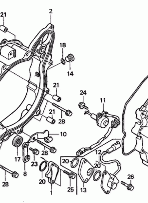 CRANKCASE COVER (RR.)