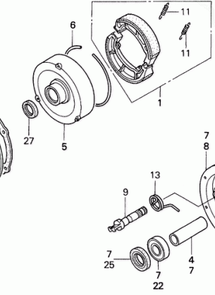 REAR BRAKE DRUM