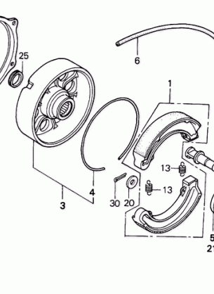 REAR BRAKE PANEL