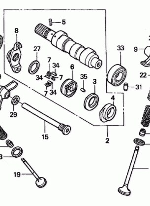 CAMSHAFT@VALVE