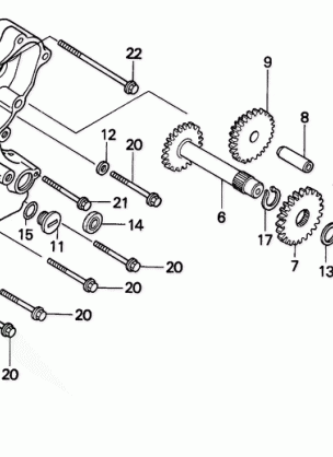 300 FW LEFT CRANKCASE COVER