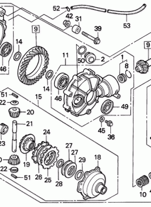 300 FW FRONT FINAL GEAR