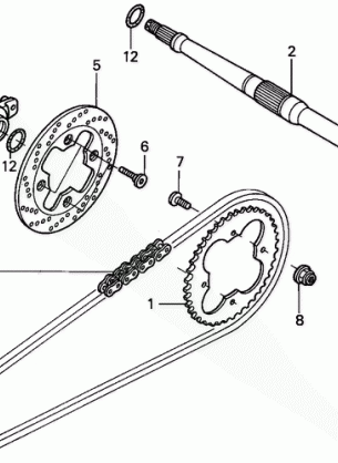 REAR AXLE@DRIVE CHAIN