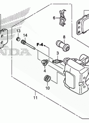 FRONT BRAKE CALIPER