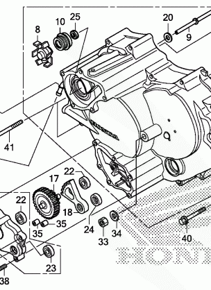 FRONT CRANKCASE COVER (2)