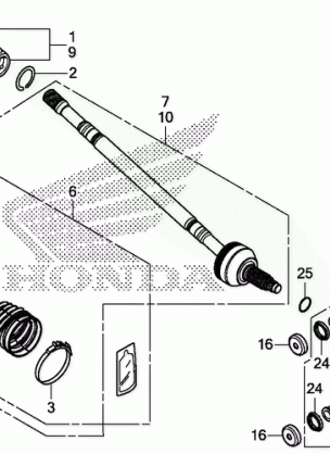 REAR KNUCKLE@REAR        DRIVESHAFT