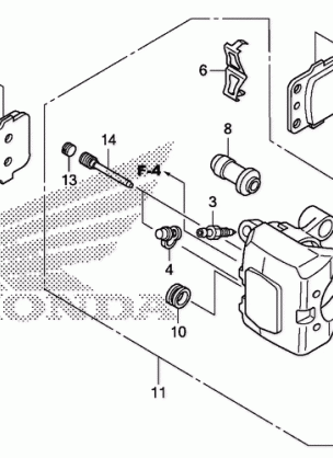 FRONT BRAKE CALIPER