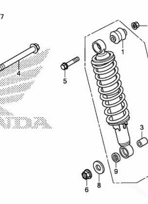 REAR SHOCK ABSORBER