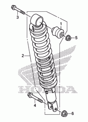 REAR SHOCK ABSORBER