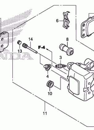 FRONT BRAKE CALIPER