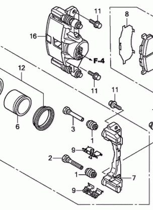 FRONT BRAKE CALIPER