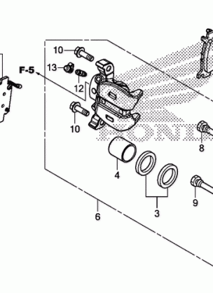 REAR BRAKE CALIPER