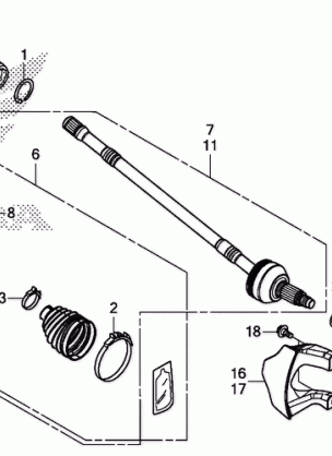 FRONT KNUCKLE@DRIVESHAFT