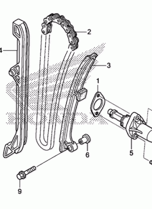 CAM CHAIN@TENSIONER