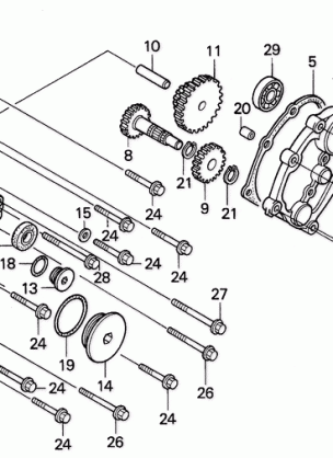 LEFT CRANKCASE COVER