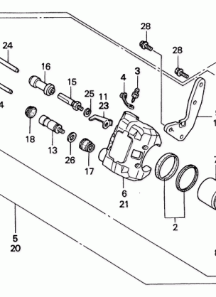 FRONT BRAKE CALIPER