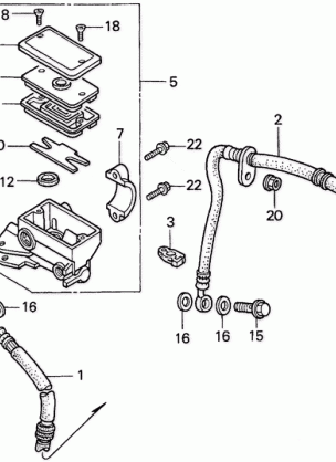 FRONT BRAKE MASTER       CYLINDER