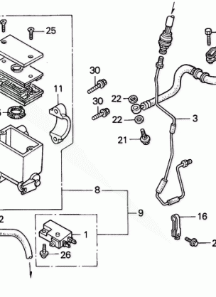 FRONT BRAKE MASTER       CYLINDER