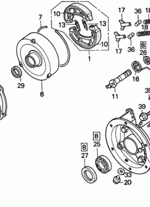 REAR BRAKE DRUM