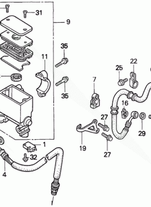 300 FRONT BRAKE MASTER       CYLINDER