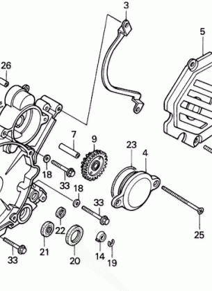 LEFT CRANKCASE COVER