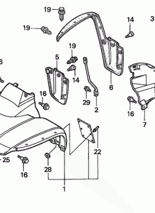 FRONT FENDER ('93-'95) 93-95