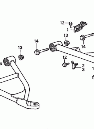 TRX300FW FRONT ARM (TRX300FW)