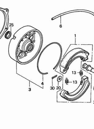 REAR BRAKE PANEL